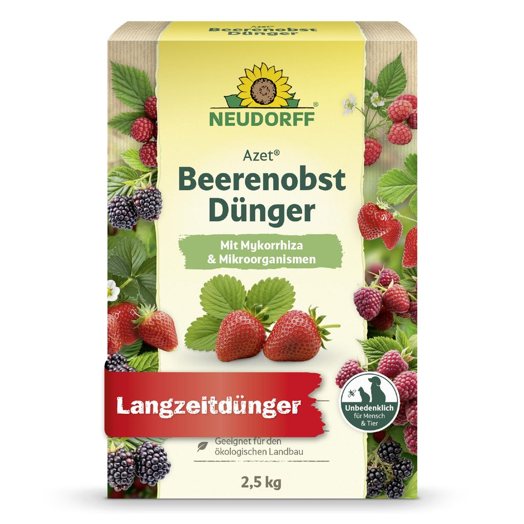 Neudorff Azet BeerenObstDünger 2,5 kg mit extra Kalium für Produktbild 