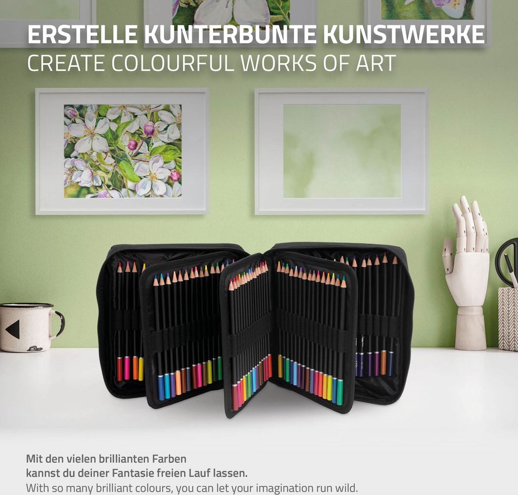 ECD Germany Buntstifte Set 120 Farben für Kinder und Produktbild 4