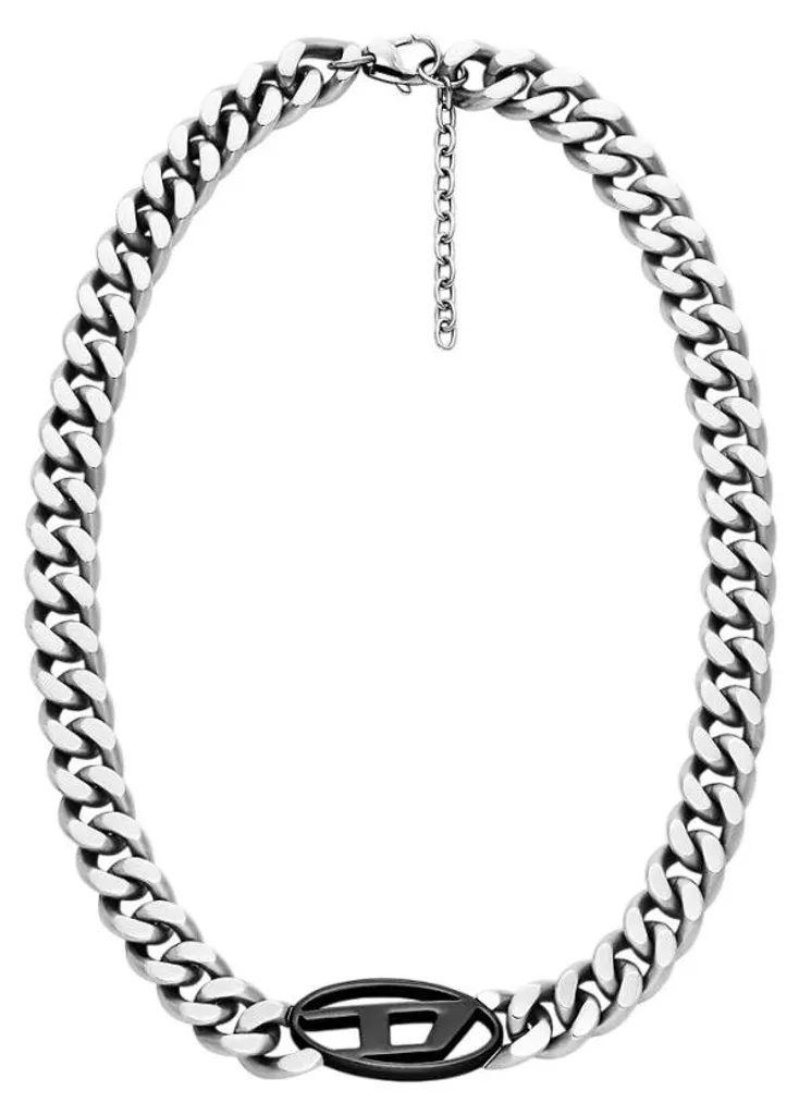 Chaîne en acier tendance et unique DX1635931 - Collier maille moderne