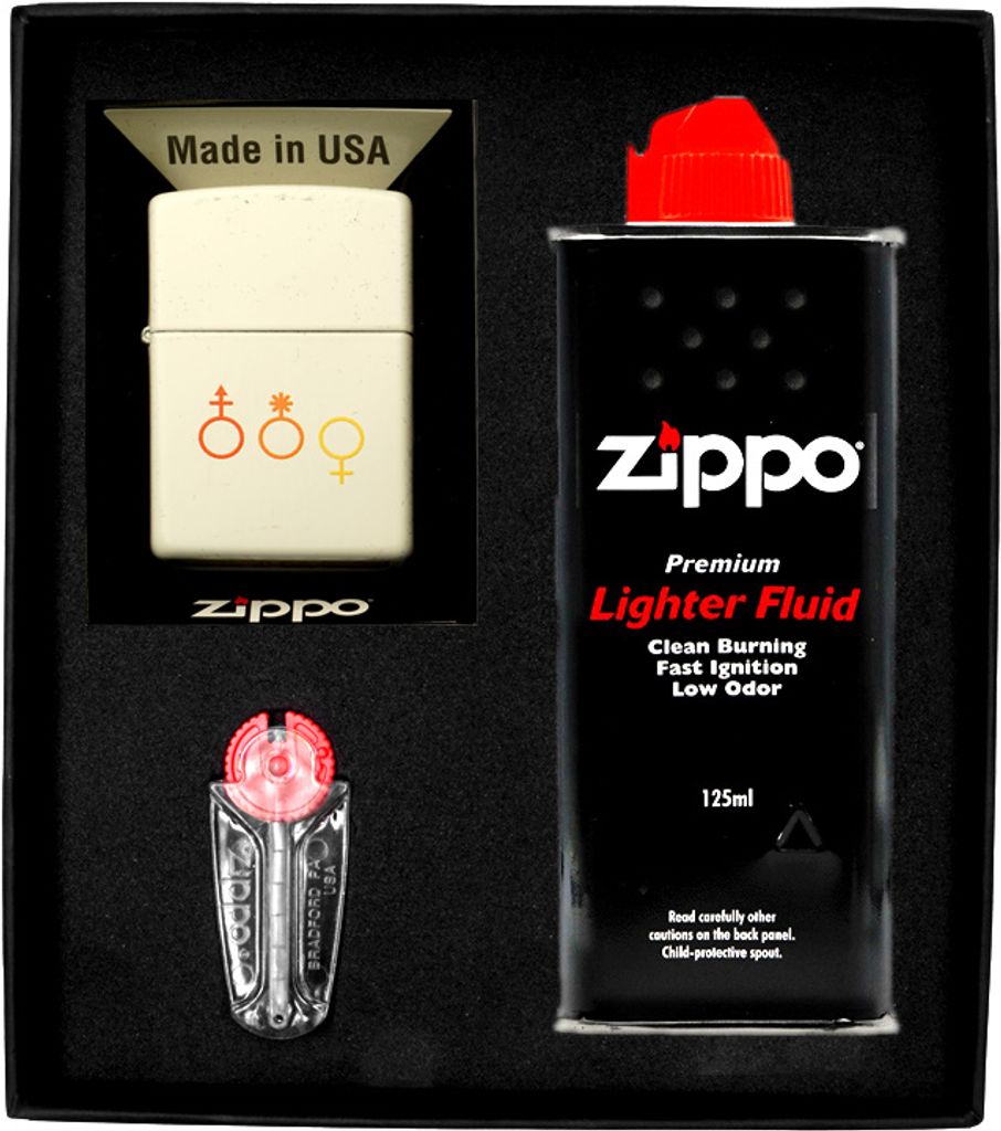 Feuerzeug-Set ZIPPO LGBT+ Geschenk No1