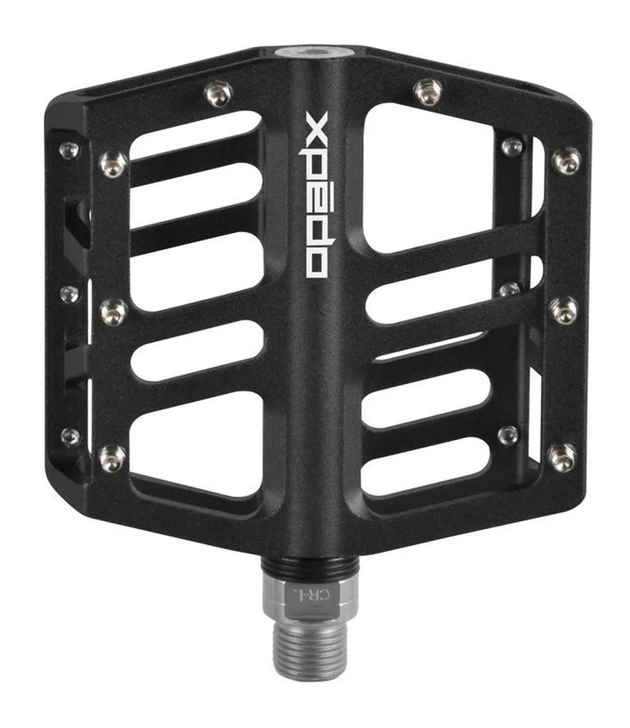 Pédales XPEDO JEK Noir 9/16 pour VTT et BMX - Design Slim en Aluminium