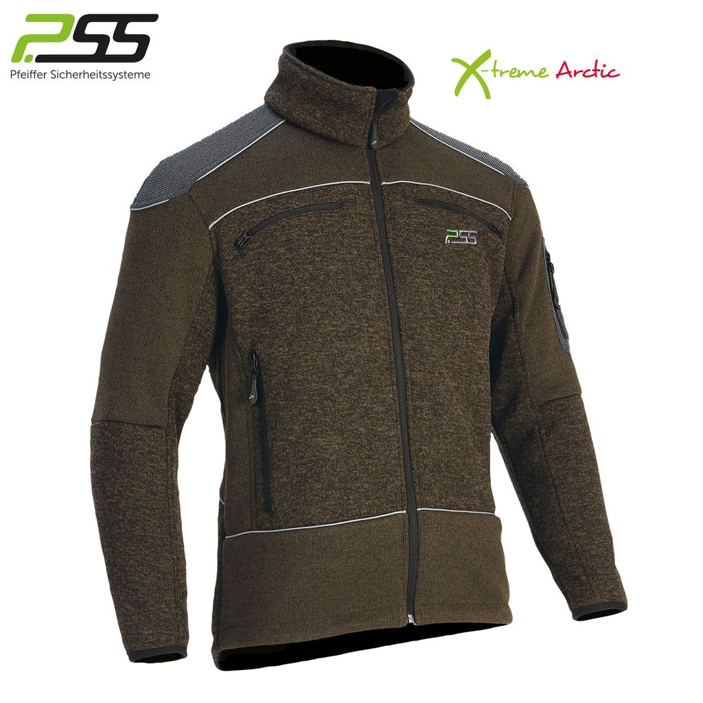 PSS Faserstrickjacke X-treme Arctic Grün meliert Größe L Produktbild 