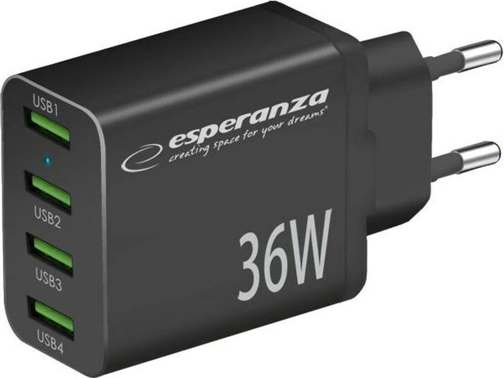 Esperanza Wandladegerät EZC107K Schwarz