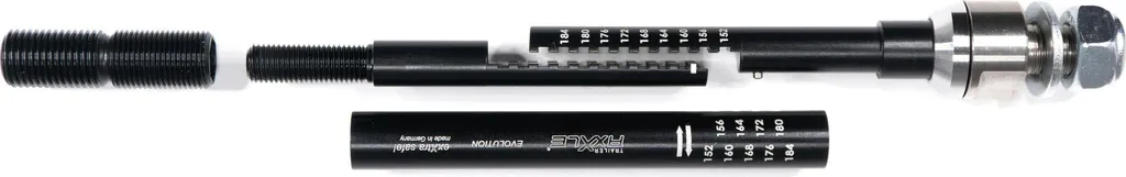 Adaptateur d'axe RADOXX Evolution traversant avec longueur variable 152mm