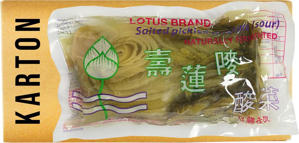 Lotus Senfgemüse eingelegt 36x250g