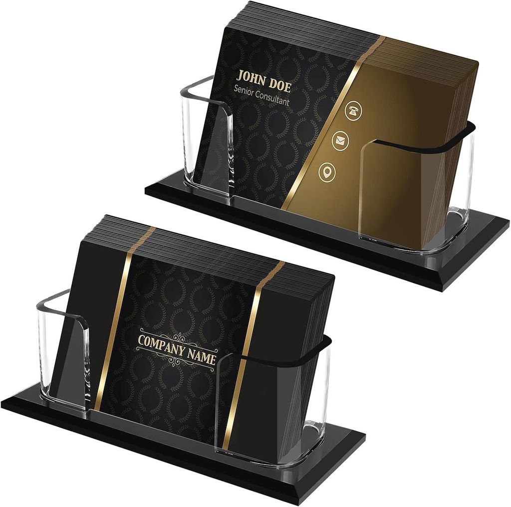 Soportes para tarjetas de visita de acrílico transparente, Imagen del producto 