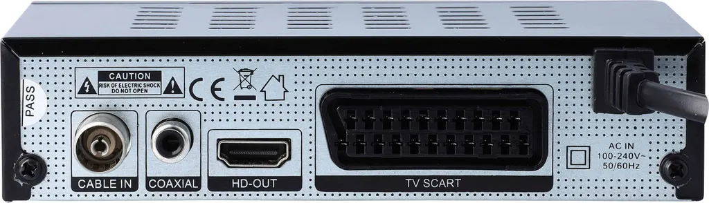 Opticum AX C 100 DVB-C Décodeur avec Lecteur USB et Sortie HDMI Noire - 20