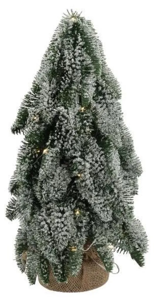 Sapin naturel Nobilis HBx 43 cm : ne perd pas ses aiguilles, LED