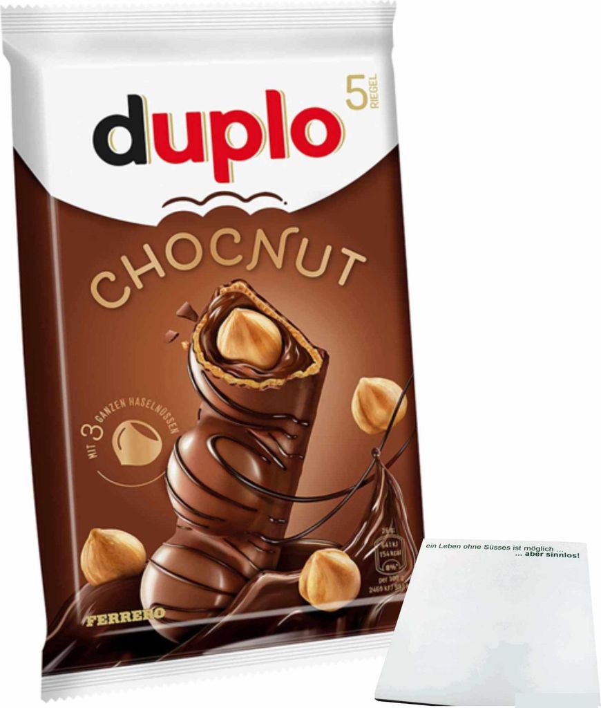 Duplo Chocnut mit ganzen Haselnüssen (130g Packung) + usy Block