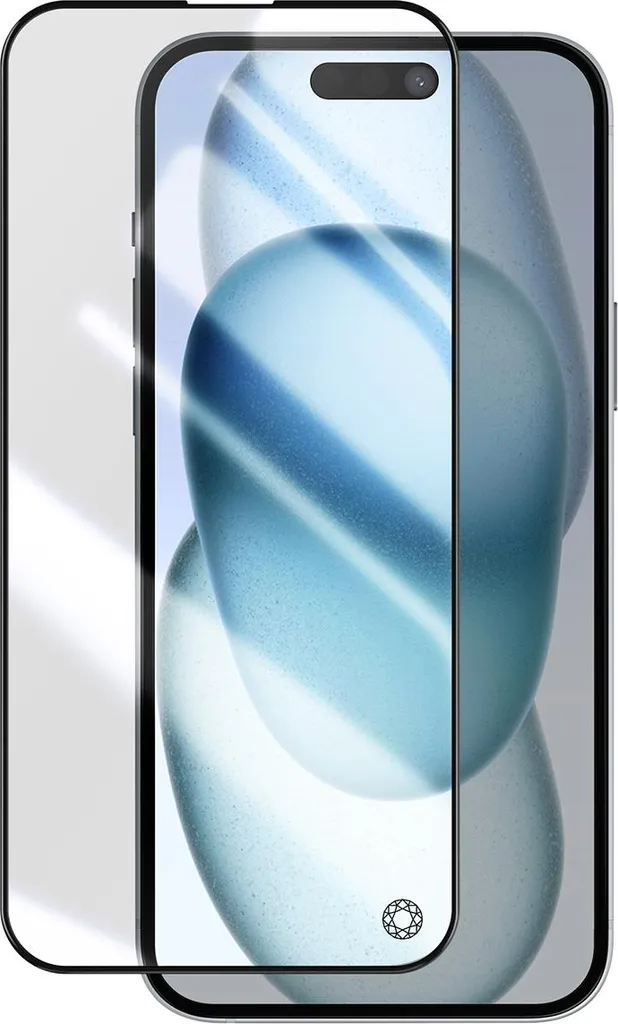 Force Glass, pellicola organica per Apple iPhone 15 Plus 2.5D originale, trasparente