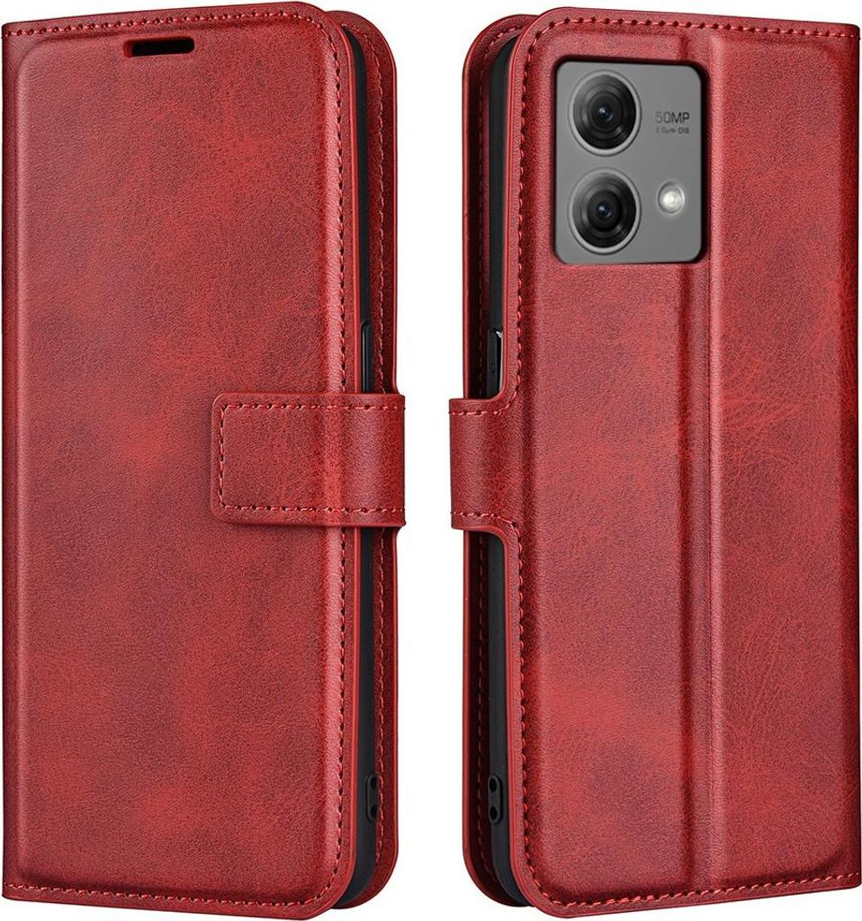 Motorola Moto G84 Hülle - Coverup Deluxe Klapphülle - Rot