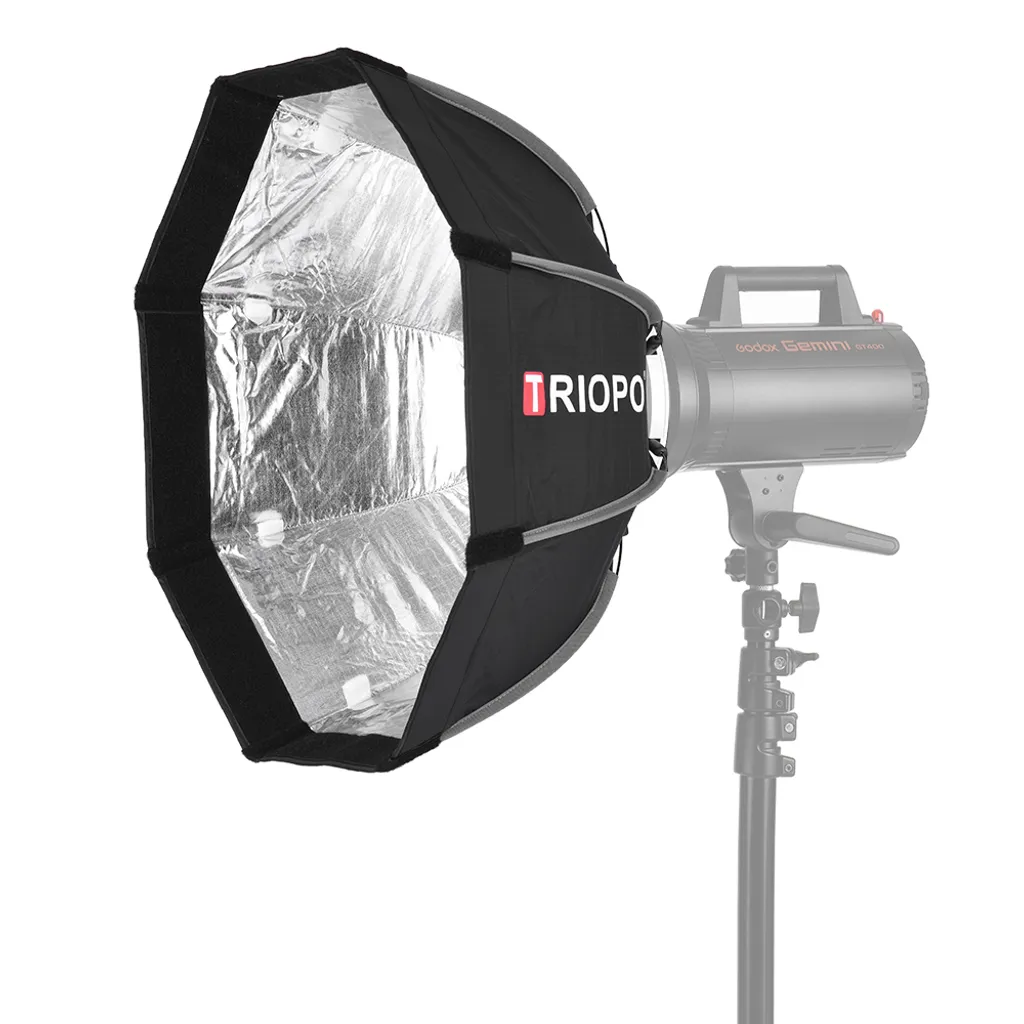 Boîte à Lumière Octogonale 55cm et Diffuseur Souple pour Flash Studio - 9