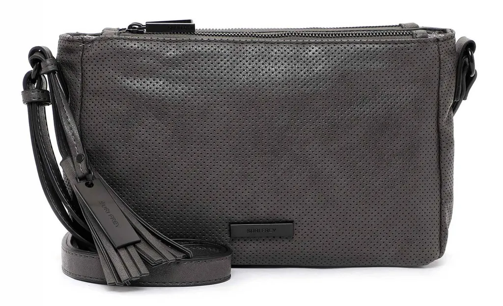 SURI FREY Celly Borsa a Tracolla Grigio Scuro: Eleganza Vegan per Donna