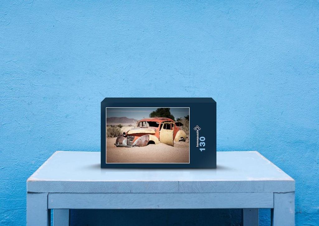 hansepuzzle 80424 - Afrika Puzzle, 130 Teile, Hintergründe, 28,7 x 20,0cm mit hochwertiger Aufbewahrung, Kartonbox und wiederverschließbarem Beutel