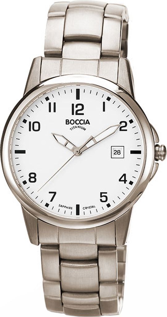 Boccia 3625-03 Herrenuhr Titanium 36mm 5ATM