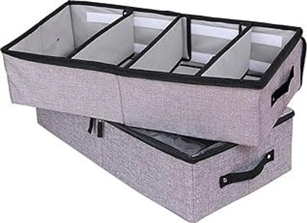 Addio Caos! Set 2 Contenitori Sottoletto 24L - Scarpe in Ordine