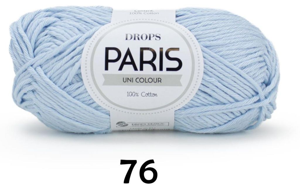 Drops Paris, (50g/75m) 76 pulverblau Produktbild 