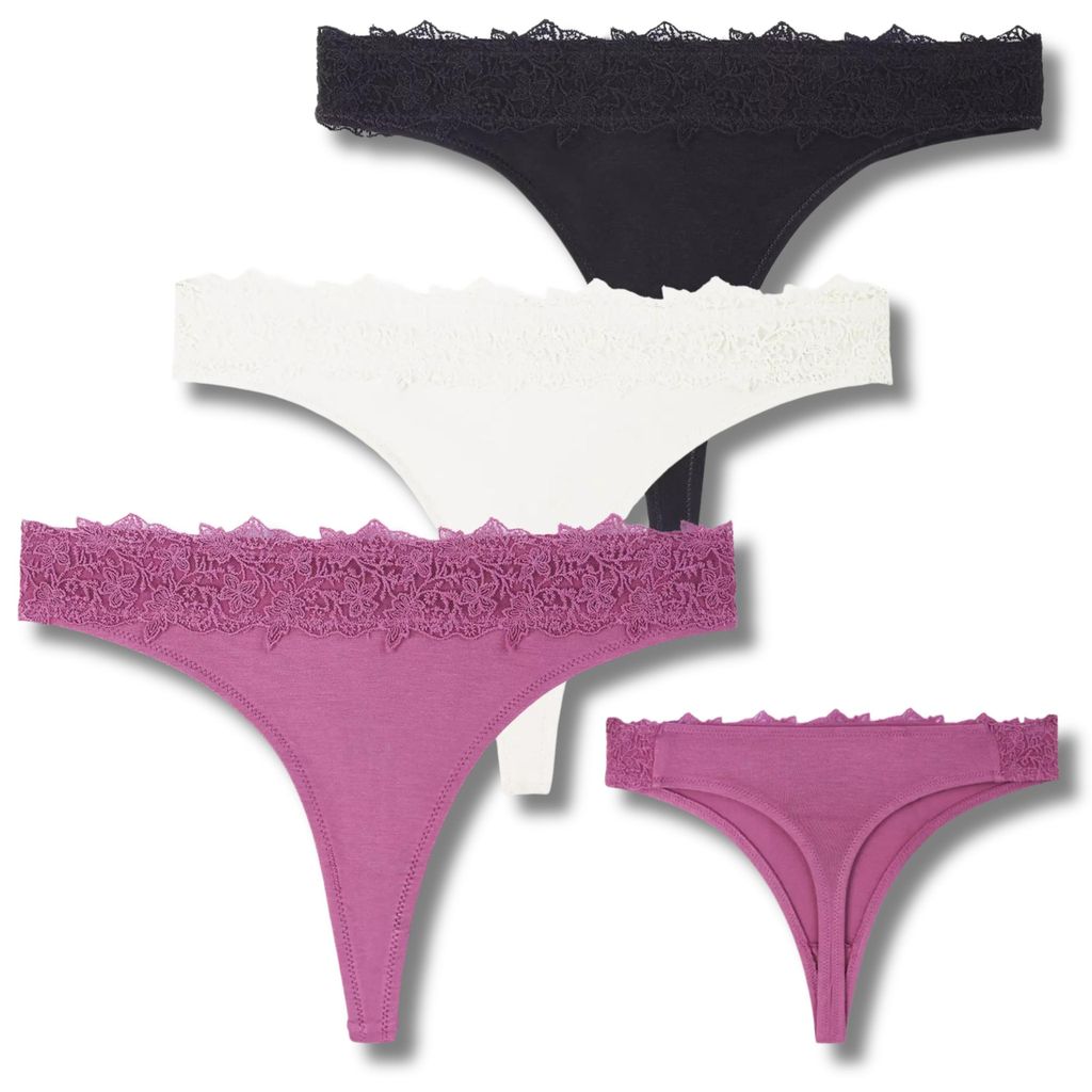 Stringtanga da donna, taglia M, confezione da 3 pezzi, in Immagine del prodotto 