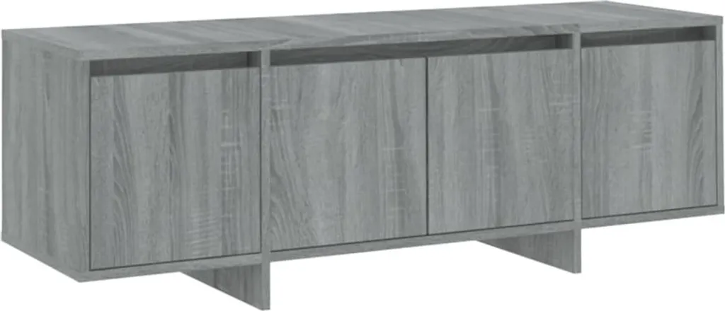 Meuble TV vidaXL gris sonoma 120x30x40.5 cm en bois d'ingénierie chic