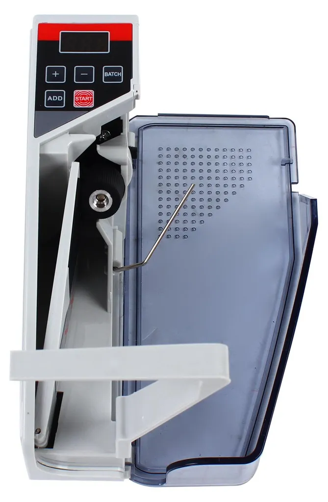 Compteuse de billets rapide 600/min - Mode ADD et Batch - Blanc Compact - 4