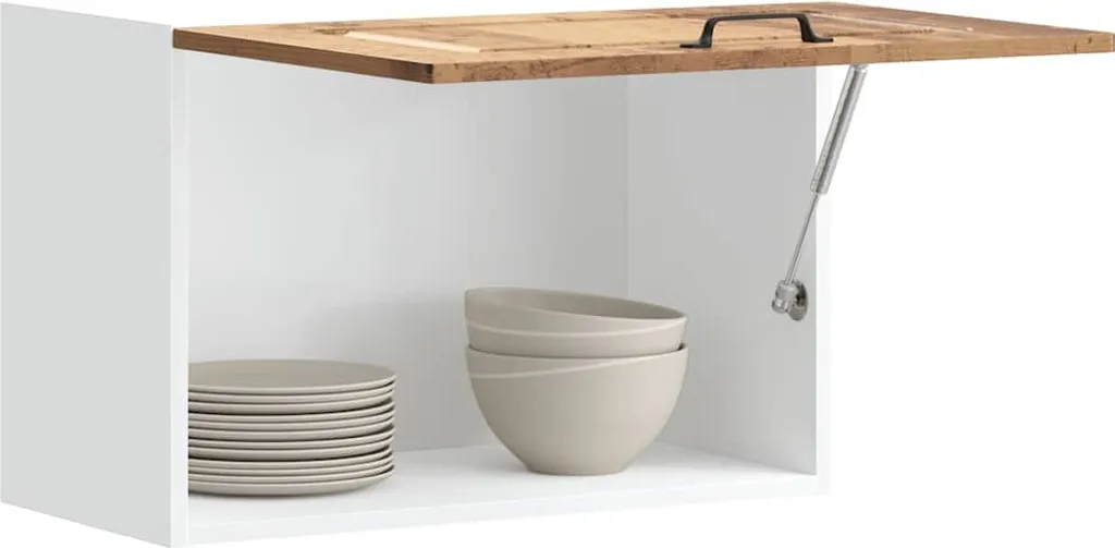 Pensile Cucina Kalmar Legno Recuperato | Mobile Sospeso Rustico Vintage