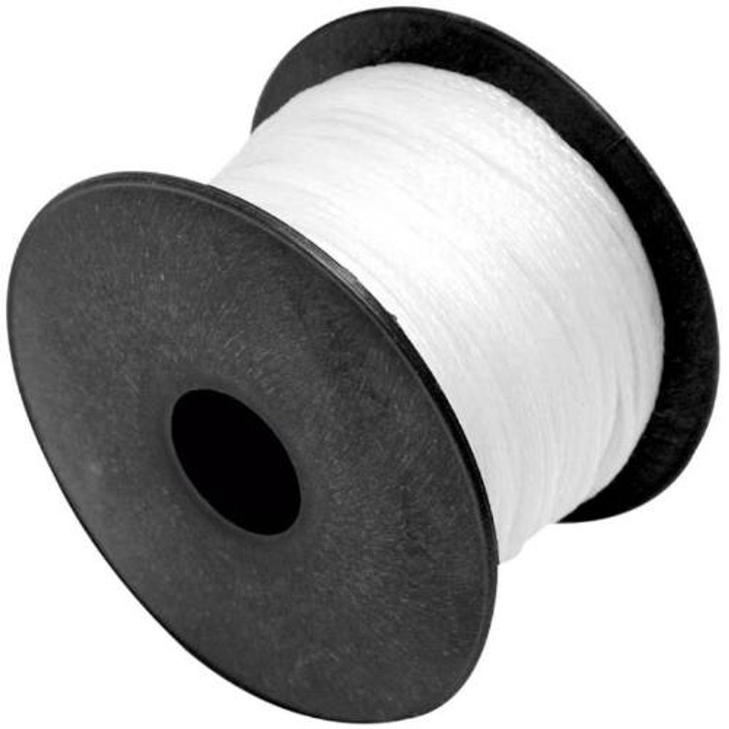 Seidenschnur, 2 mm x 50 m, weiß