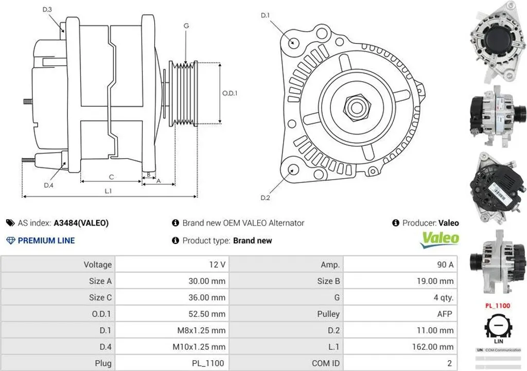 Alternateur Neuf pour Yaris 1.3 1NR-FE 1NR-FKE 09/2011- Solution Panne - 5