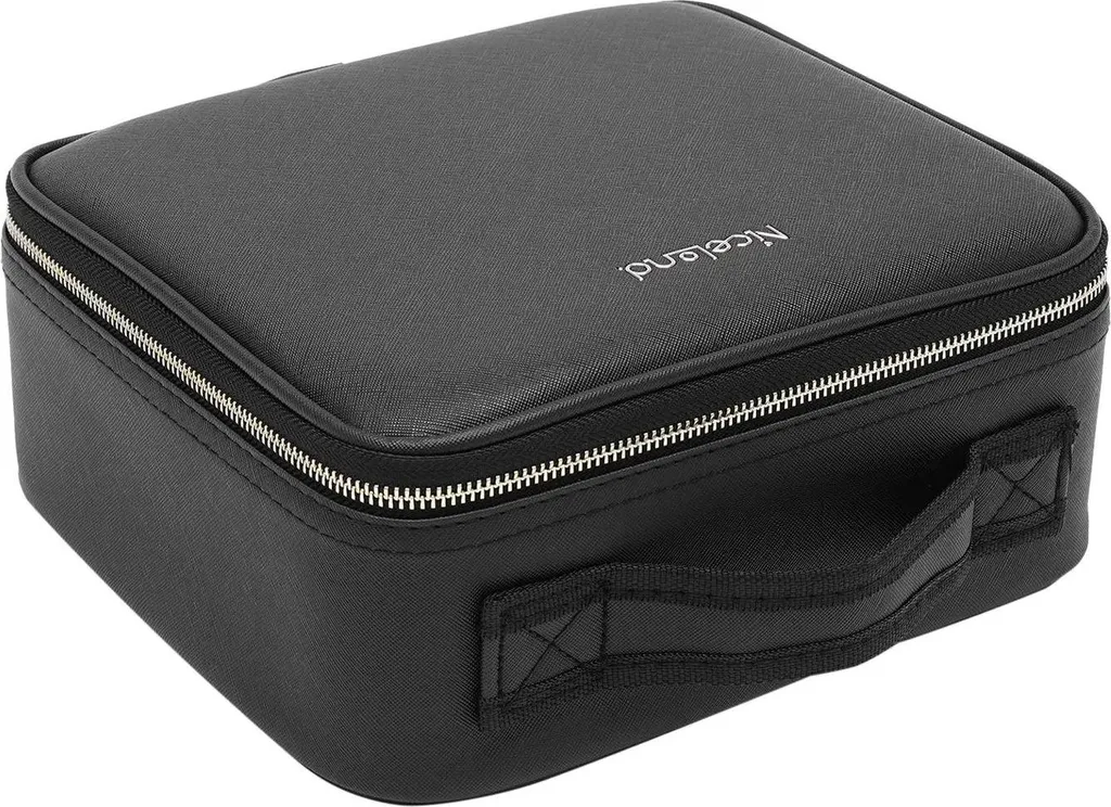Trousse de Toilette de Voyage avec Miroir LED pour Maquillage Précis