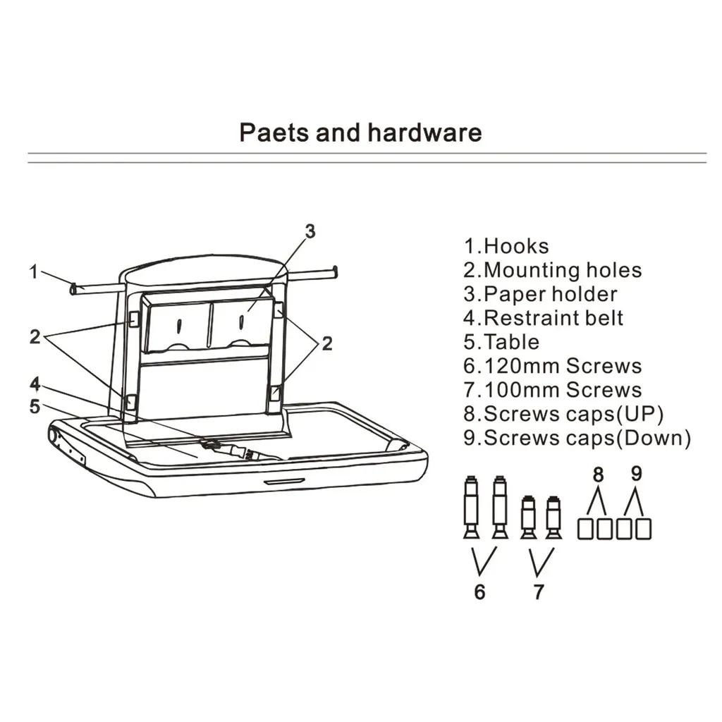 Table à langer pliable gain de place - Idéal petits espaces et appart - 11