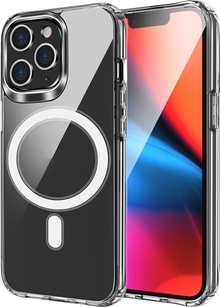 König Design Hülle kompatibel mit Apple iPhone 13 Pro Max Kunststoff Soft Handyhülle - Handy Case Transparent