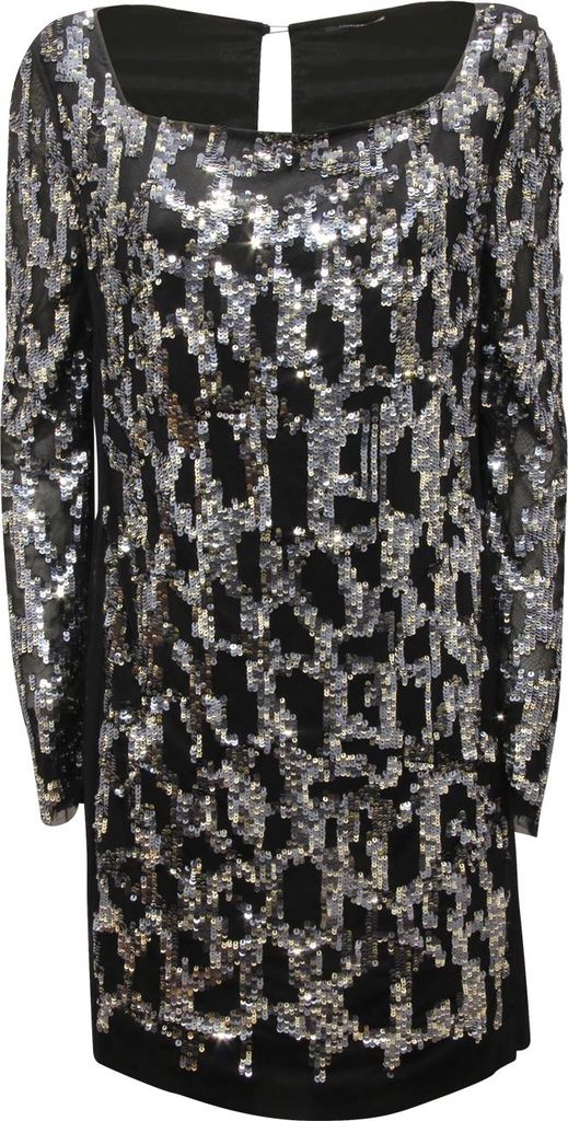L2066 Patrizia Pepe Frau Paillettenkleid