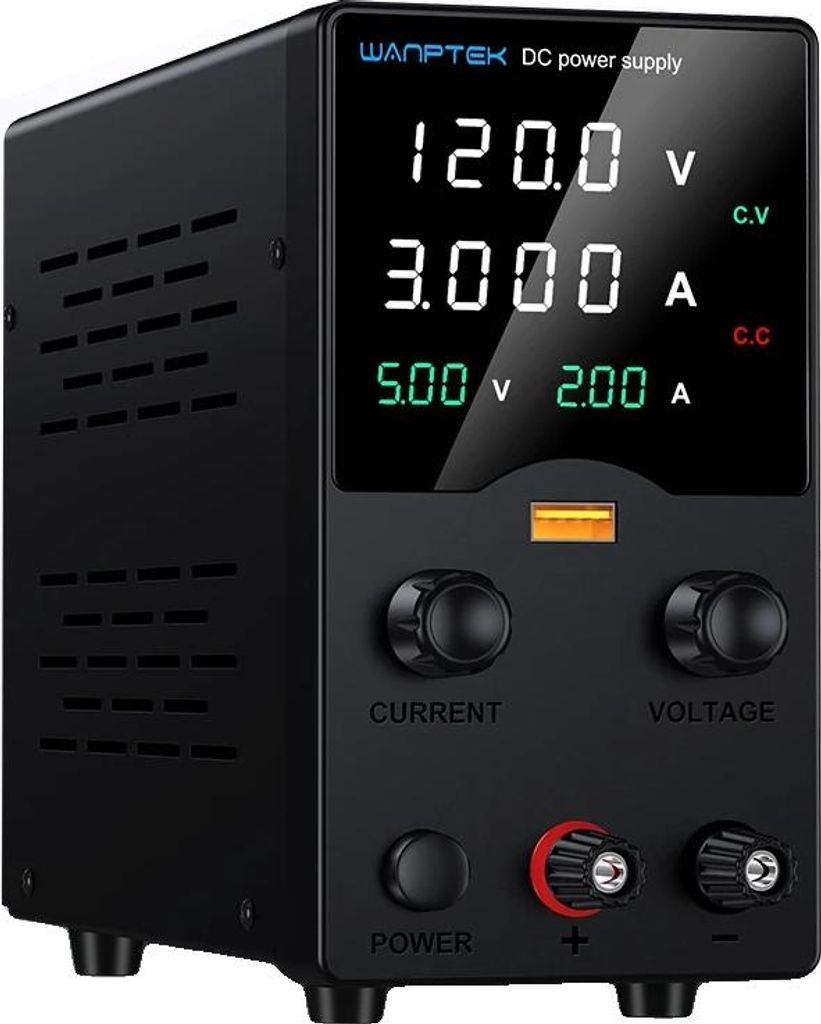 Gleichstromversorgung, einstellbare Spannung, USB-Ladefunktion, GA1203H 120V 3A