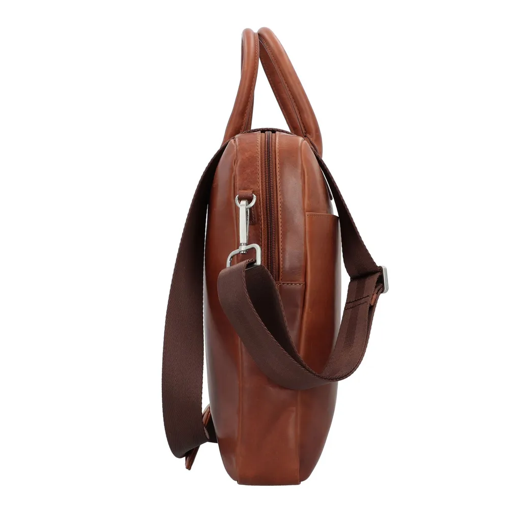 Sacoche ordinateur Esquire Dallas Briefcase brun pour cadre et expert