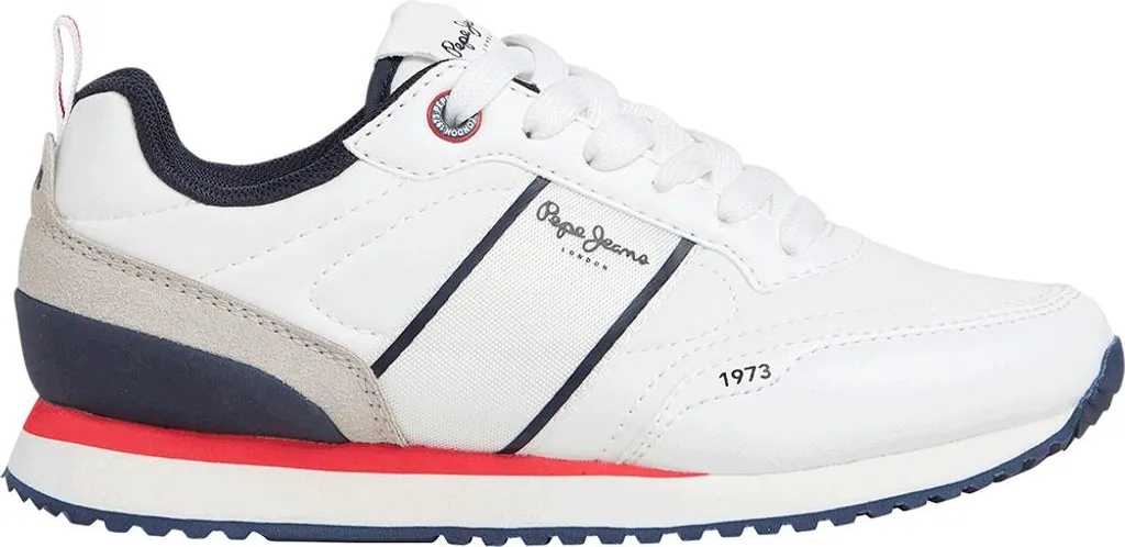 Baskets Basses Blanches Pepe Jeans Dublin Clue en Taille 34 pour Enfant