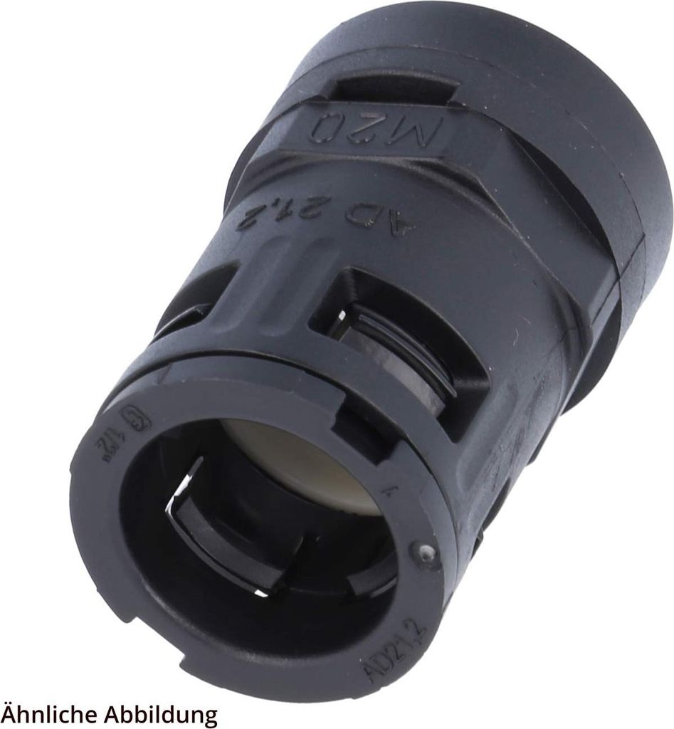 FLEXA RQGK2-P Schnellverschraubung gerade Gewinde PG36x1,588 für Schlauch-Außendurchmesser 42,5mm hochdichtend mit