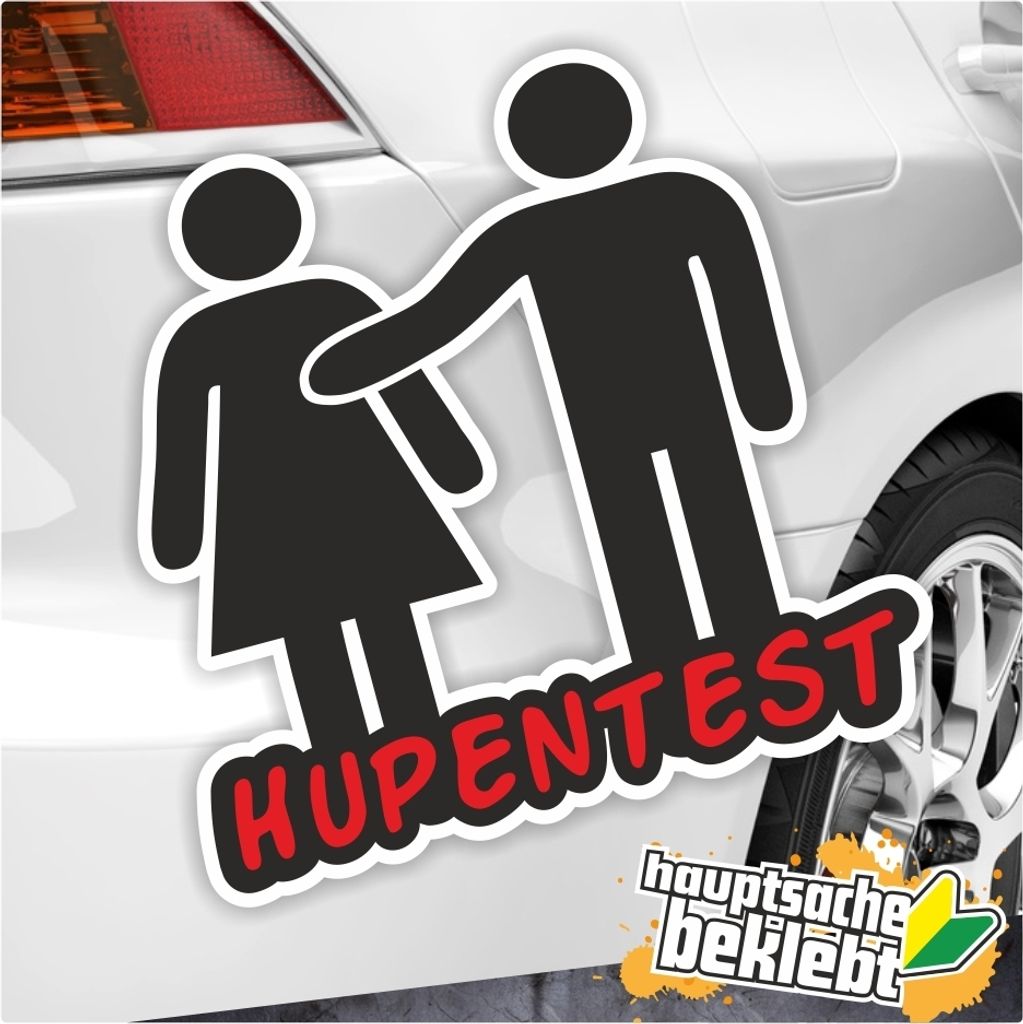 Kiwistar - Autoaufkleber - Hupentest - 5 x 3 cm - für Auto, Laptop, Fahrrad, LKW, Motorrad Aufkleber mehrfarbig Sticker Decal
