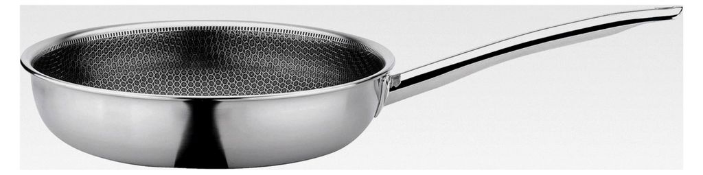 Vulcano Cut Resist PURE XL Ø 28 cm, Edelstahl, Antihaftbeschichtet, 100% PFAS-frei, Induktionsgeeignet, 5-lagiges Mehrschichtmaterial, Kratzfest, ...