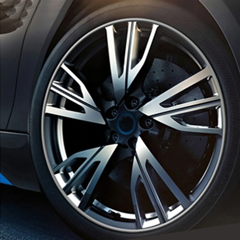 Stickup 8M Argento: Protezione Cerchi Auto Antigraffio Universale