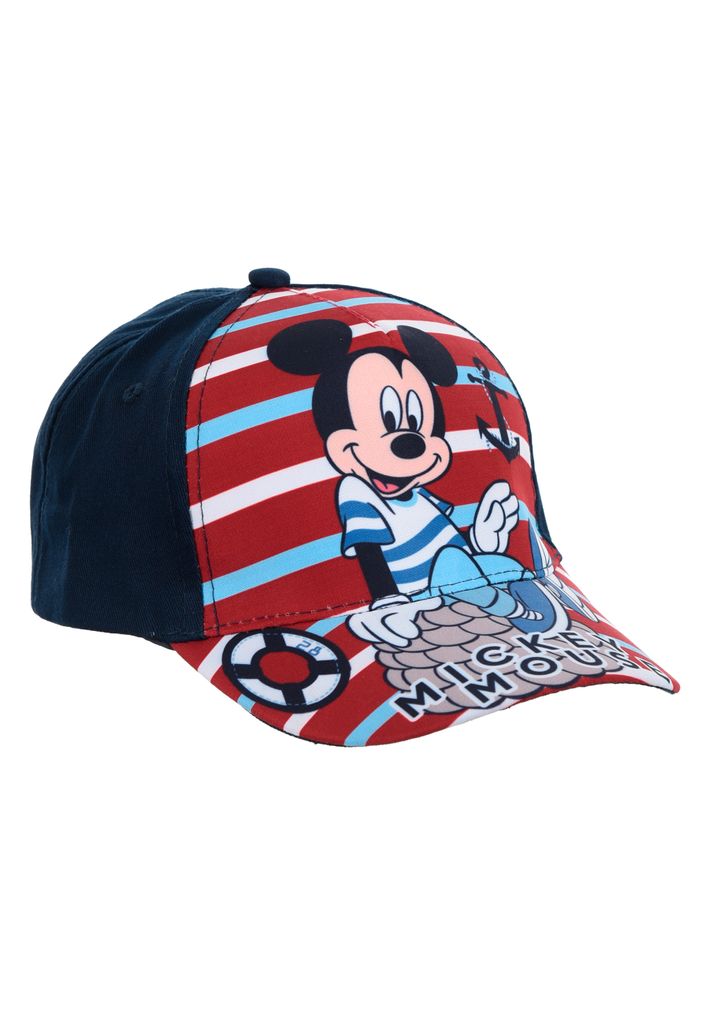 Mickey Mouse Sea Memories Baseball-Cap Mütze Kappe Sommer-Hut, Farbe:Dunkel-Blau, Größe:52