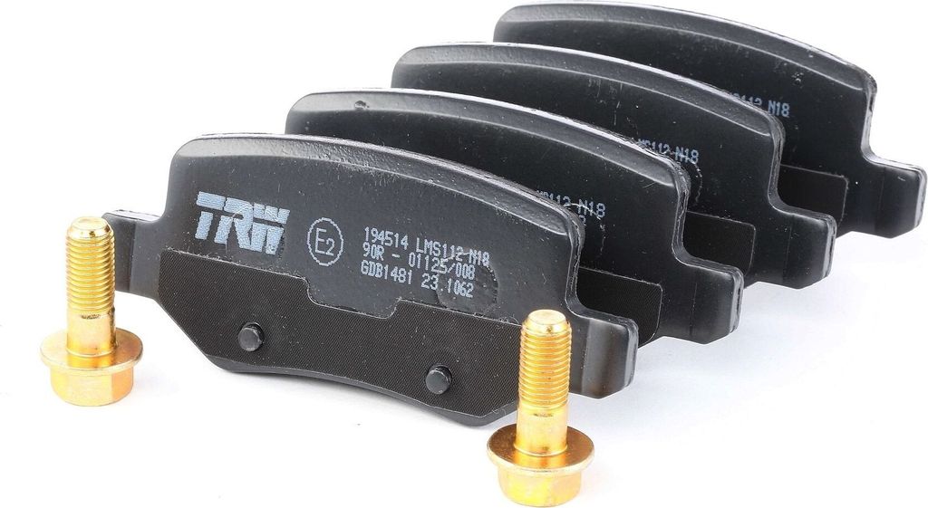 TRW GDB1481 Bremsbelagsatz, Scheibenbremse OE A0004201605 kompatibel mit A-Klasse, B-Klasse, Vaneo