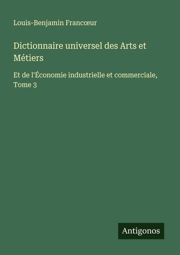 Universalwörterbuch der Künste und Handwerke