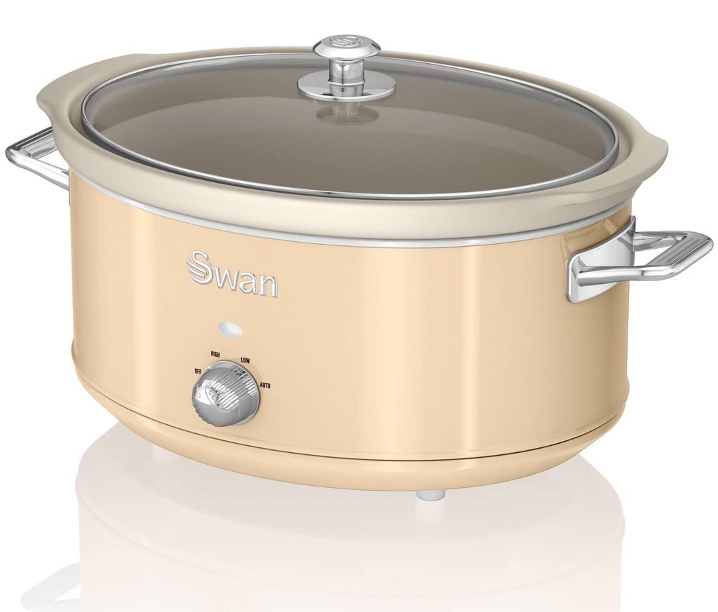 Olla de cocción lenta retro SWAN SF17031CNEU, 6,5L, con Imagen del producto 