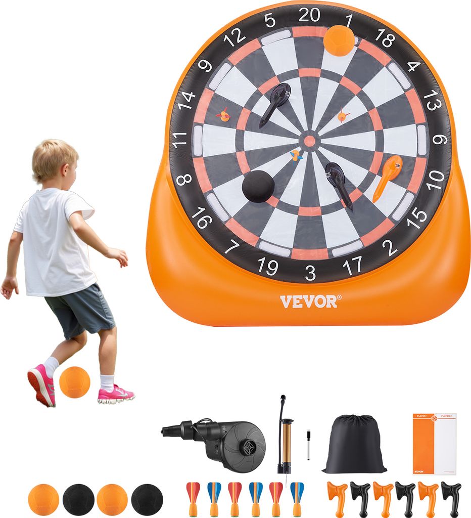 Jeu de fléchettes gonflable VEVOR, jeu de fléchettes géant Image du produit 