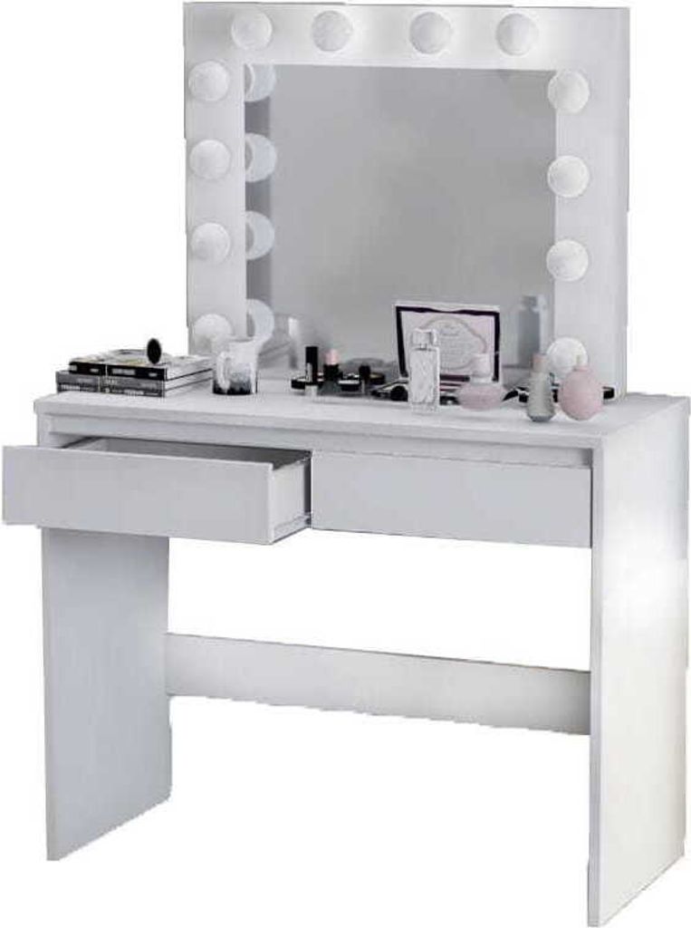 Schminktisch Mit Spiegel Visagistik Mit Beleuchtung Hollywood