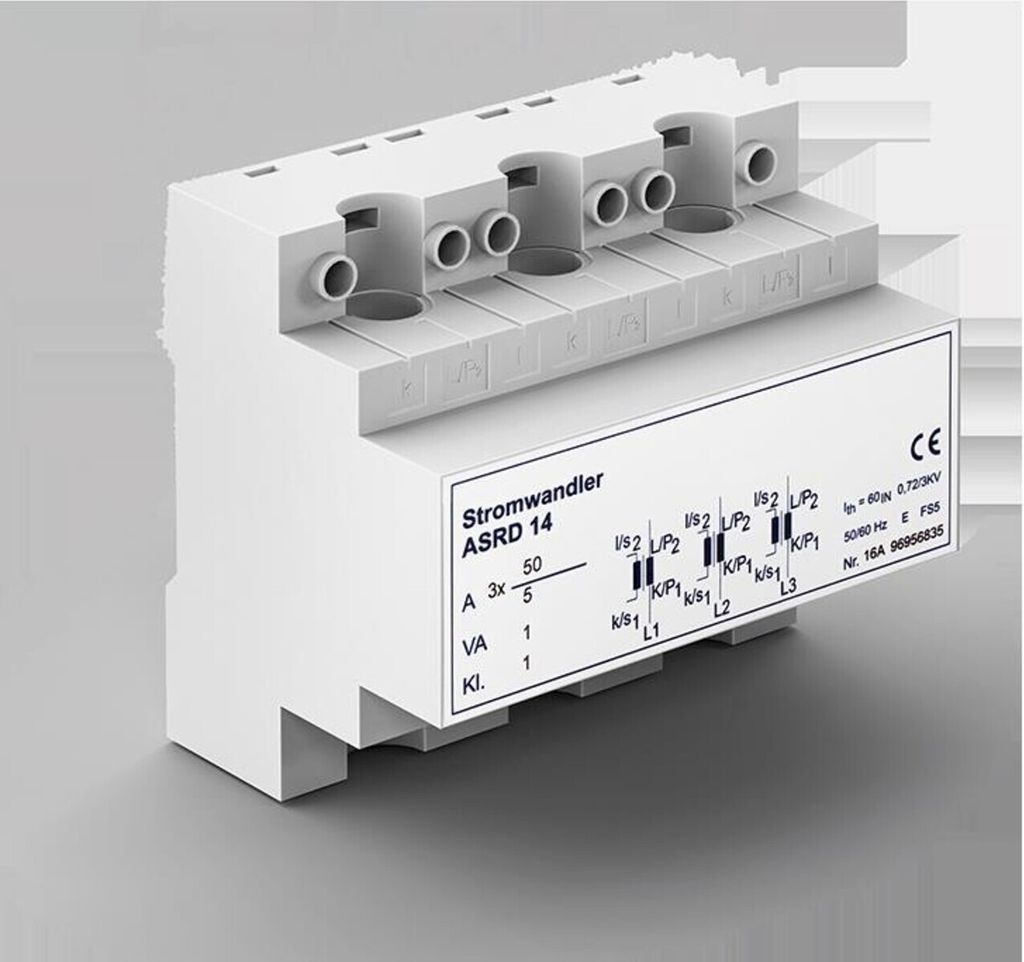 Janitza ASRD14 50/5A 1VA Kl.1 Dreiphasen-Stromwandler 1503403