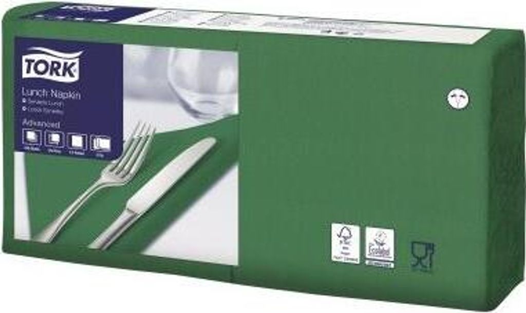 TORK 150 Servietten Soft grün - Grün - Einfarbig - 325 mm - Obrázek produktu 