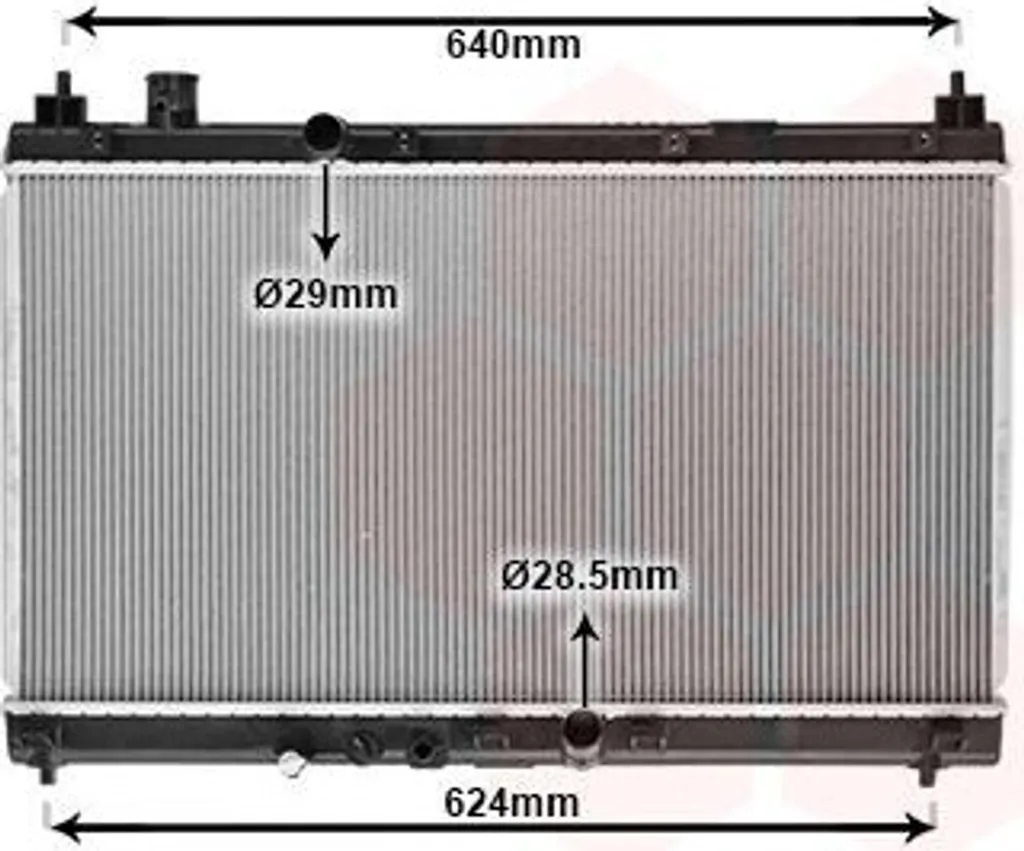 Radiateur moteur VAN WEZEL haute efficacité pour HONDA JAZZ IV GK