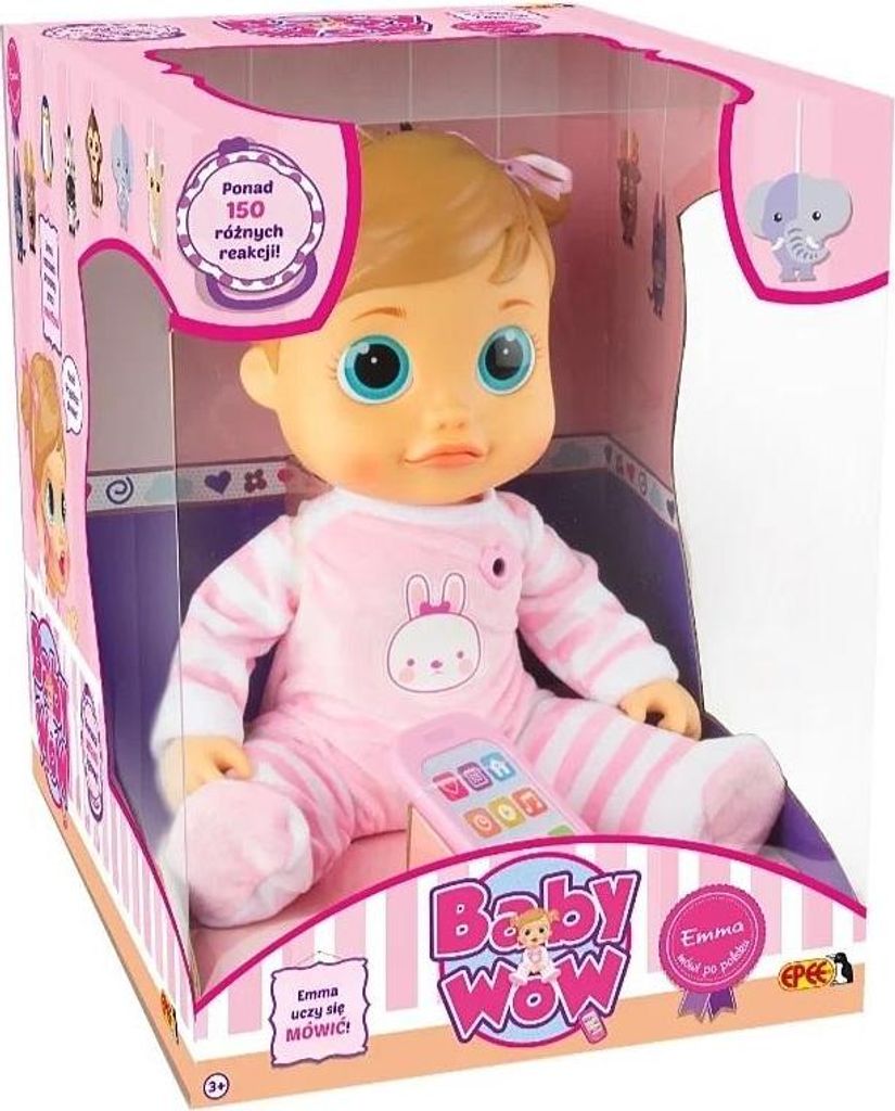 Plaudertasche Emma: Interaktive Sprechpuppe 38cm mit Handy Produktbild 