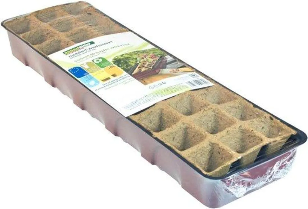 Mini Serre d'Intérieur et 30 Godets de Plantation en Terre Cuite 06840
