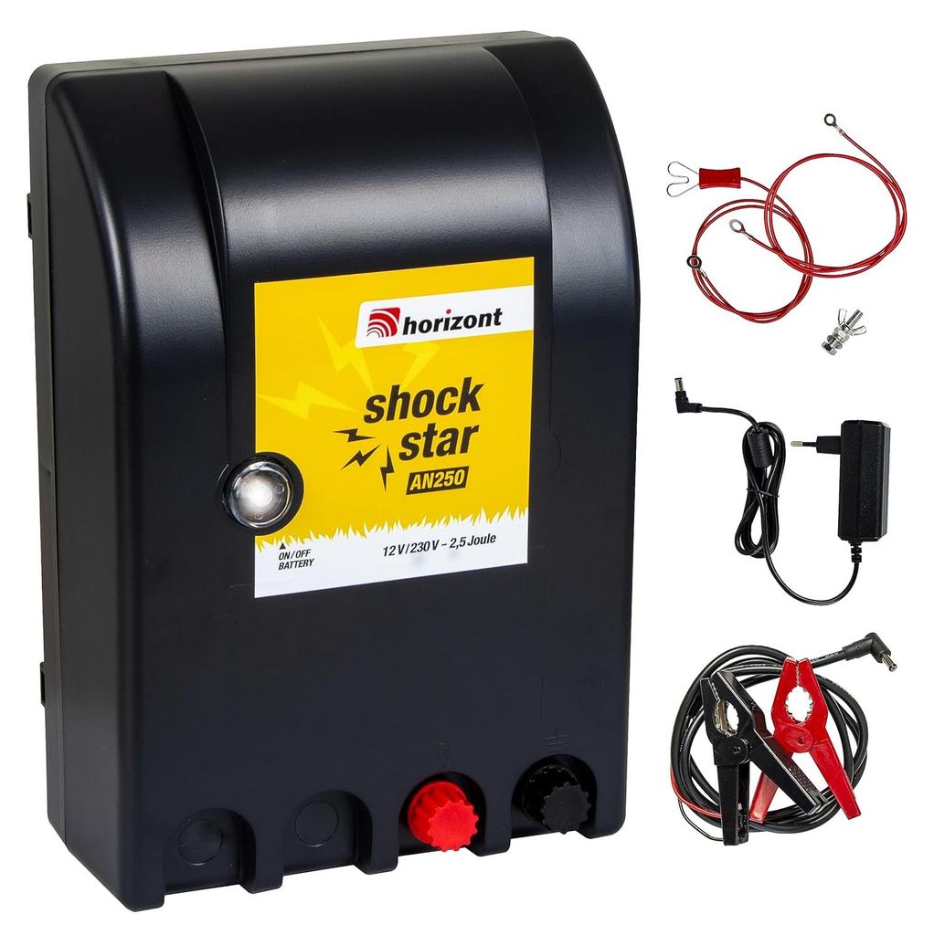 shockstar AN250 Kombi-Weidezaungerät 230 V / 12 V – Produktbild 